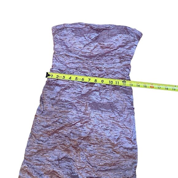 Nicole Miller Runway Gala Party Couture Dress Gown Size 8 Semi Metallic NEW TAGS - Picture 5 of 15